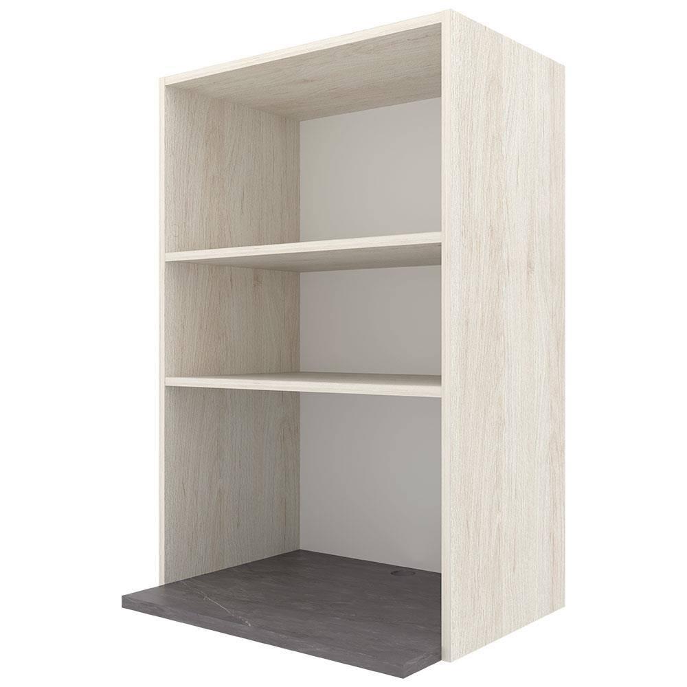 Armário Aéreo Bartira Cristal MDP 15mm com Nicho para Micro-ondas e 1 Porta - 60cm de largura - 4