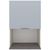 Armário Aéreo Bartira Cristal MDP 15mm com Nicho para Micro-ondas e 1 Porta - 60cm de largura - 1