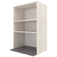 Armário Aéreo Bartira Cristal MDP 15mm com Nicho para Micro-ondas e 1 Porta - 60cm de largura