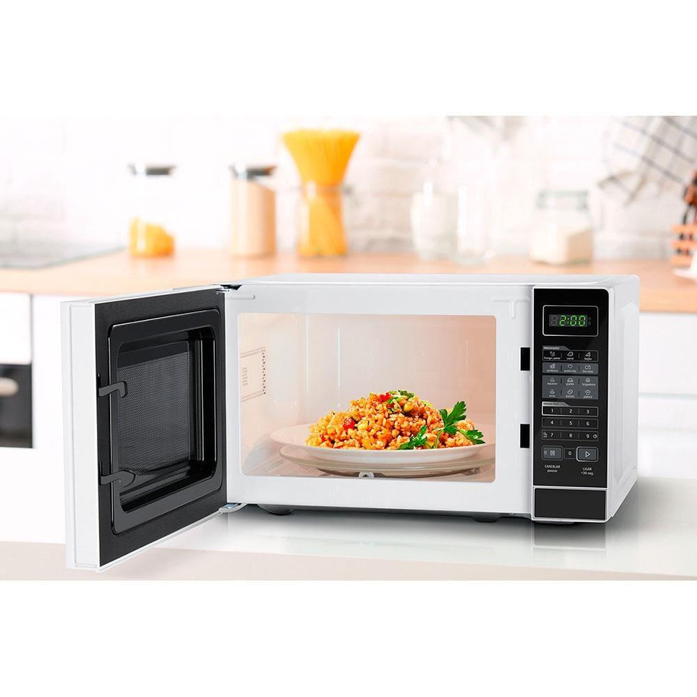 Forno de Micro-ondas Midea MRAS2 com Função Eco 20L - Branco - 3