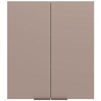 Armário Aéreo Bartira Cristal MDP 15mm com 2 Portas e 2 Prateleiras - 80cm de largura - 1