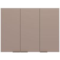 Armário Aéreo Bartira Cristal MDP 15mm com 3 Portas e 3 Prateleiras - 120cm de largura - 1