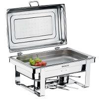 Rechaud Retangular Brinox Savoy com 2 Cubas 1098/202 - 5 Peças - 1