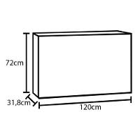 Armário Basculante Kit`s Paraná Viv Concept com 2 Portas e 1 Prateleira - 3