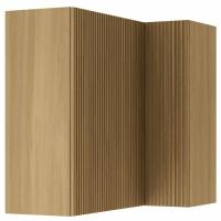 Armário Aéreo de Canto Nesher Rainha em MDF 15mm com 2 Portas e 1 Prateleira - 92cm de largura - 1