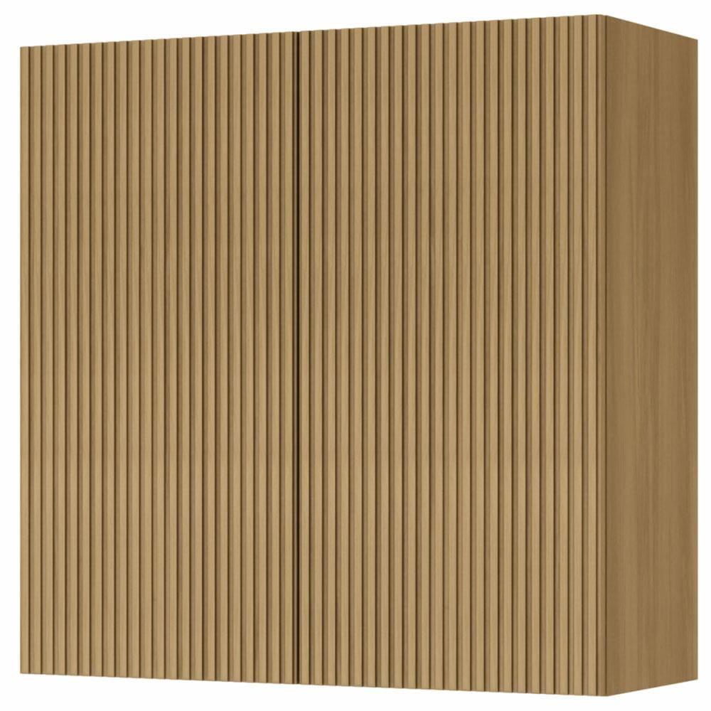 Armário Aéreo Nesher Rainha em MDF 15mm com 2 Portas e 1 Prateleira - 80cm de largura - 1