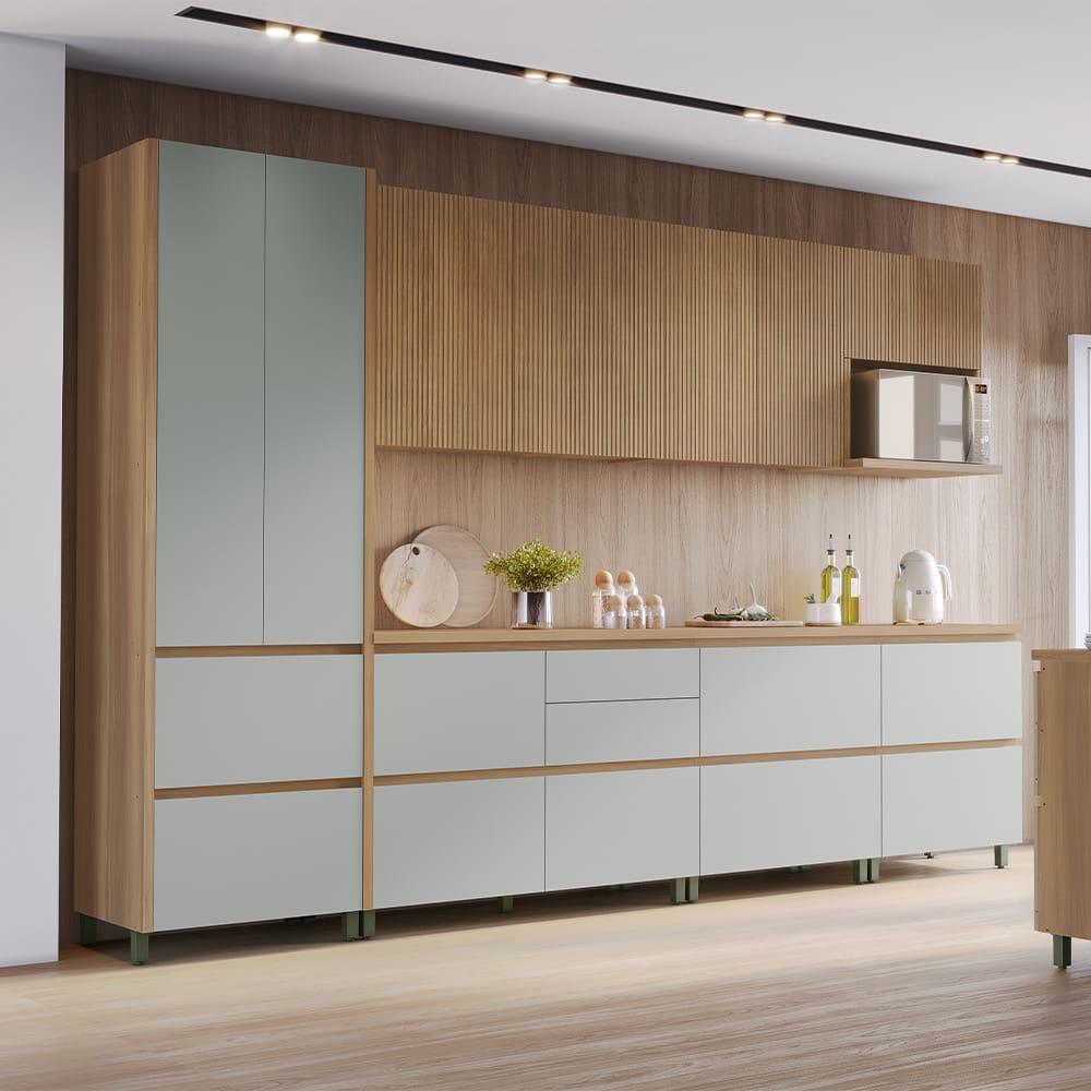 Armário Aéreo Nesher Rainha em MDF 15mm com 2 Portas e 1 Prateleira - 80cm de largura - 5