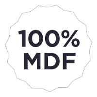 Armário Aéreo Nesher Rainha em MDF 15mm com 2 Portas e 1 Prateleira - 80cm de largura - 6