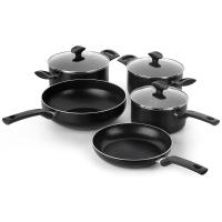 Conjunto de Panelas 5 Peças Multiflon Induct+ com Revestimento Antiaderente Quartzo, Fundo de Indução e Tampas com Saída de Vapor - Preto - 2