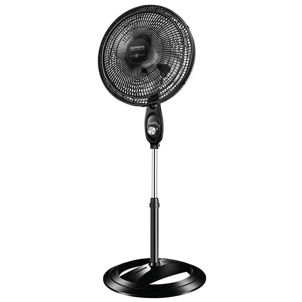 Ventilador de Coluna 40cm Mondial Super Power VSP40C 6 Pás 3 Velocidades - Preto/Prata - 1