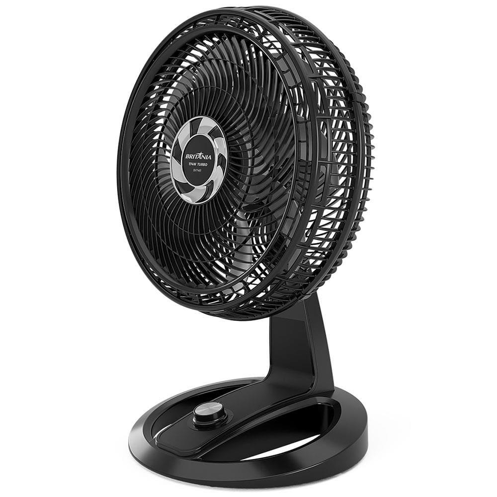Ventilador de Mesa Britânia Maxx Force BVT481 47cm com 3 Velocidades e 8 Pás - Preto - 2