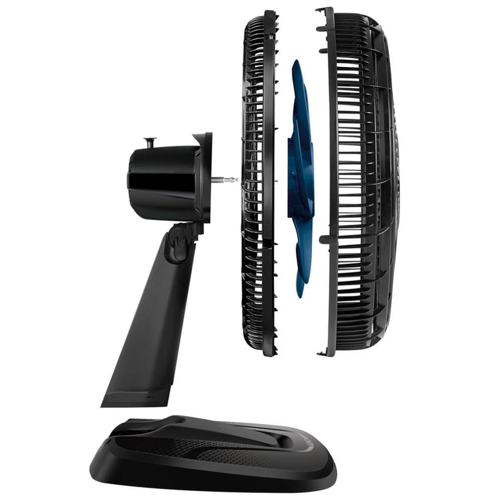 Ventilador de Mesa Arno Xtreme Force Breeze VB50 50cm com 3 Velocidades e 6 Pás - Preto - 8
