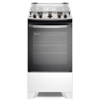 Fogão Electrolux 4 bocas Efficient FE4IB com Mesa Inox, PerfectCook, VaporBake e Acendimento Automático Bivolt – Branco - 1