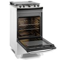 Fogão Electrolux 4 bocas Efficient FE4IB com Mesa Inox, PerfectCook, VaporBake e Acendimento Automático Bivolt – Branco - 3