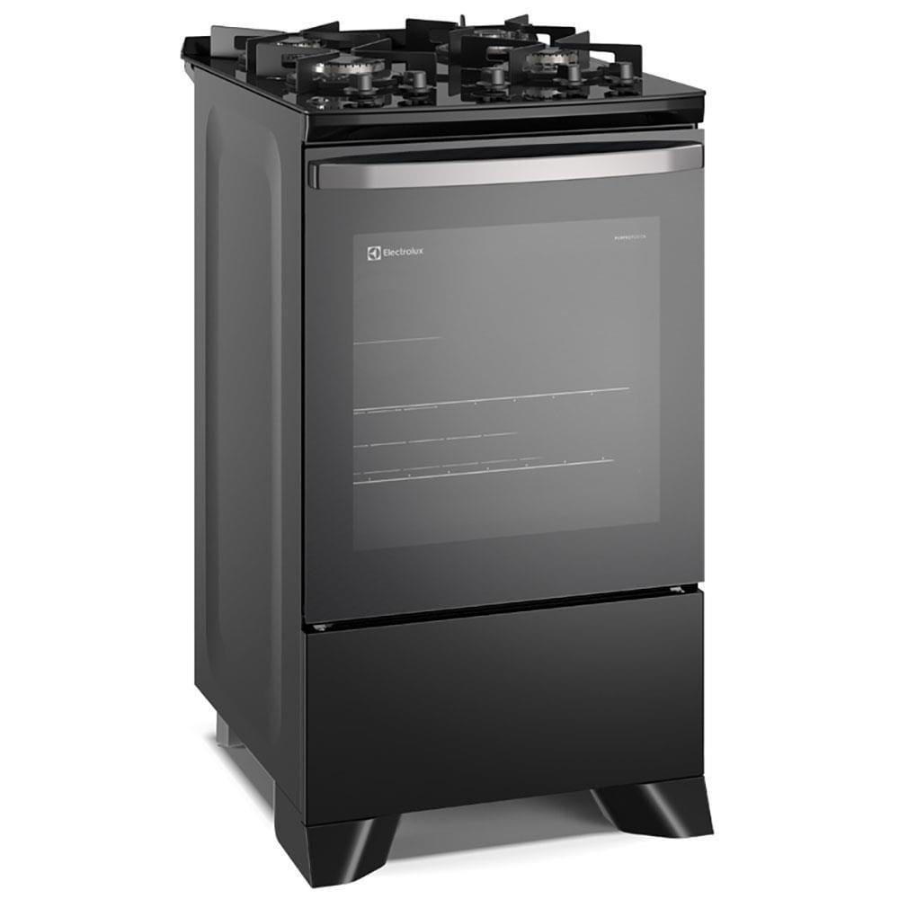 Fogão Electrolux 4 bocas Efficient FE4GP com Mesa de Vidro, PerfectCook, VaporBake e Acendimento Automático Bivolt – Preto - 2