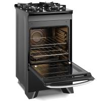Fogão Electrolux 4 bocas Efficient FE4GP com Mesa de Vidro, PerfectCook, VaporBake e Acendimento Automático Bivolt – Preto - 3