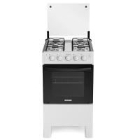Fogão Itatiaia 4 Bocas Star New Com Mesa em Inox e Acendimento Automático - Branco - 2