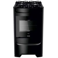 Fogão Consul 4 Bocas CFO4VBE com Mesa de Vidro e Grades Individuais Bivolt - Preto - 1