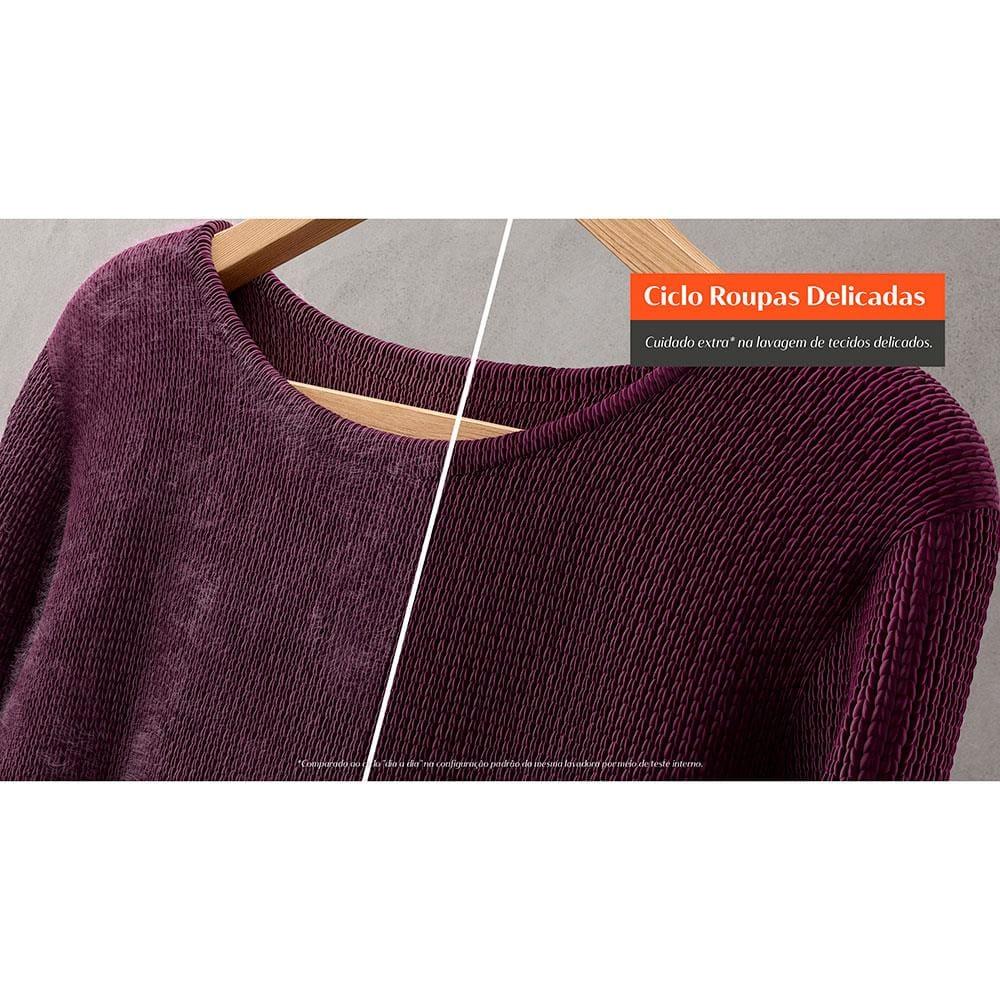 Lavadora de Roupas Brastemp BWK13A9 com Ciclo Tira Manchas Advanced e Ciclo Antibolinha Cinza Platinum - 13kg - 9