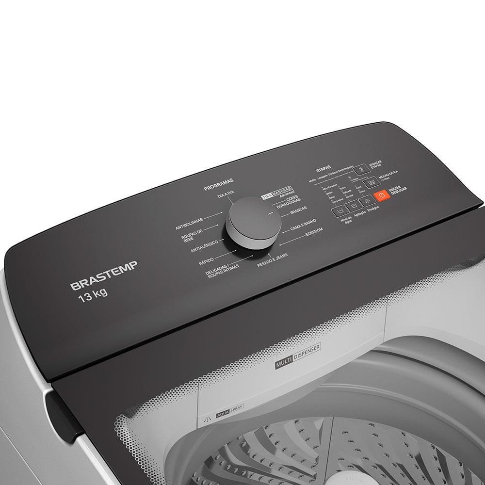 Lavadora de Roupas Brastemp BWK13AB com Ciclo Tira Manchas Advanced e Ciclo Antibolinha Branca - 13kg - 8