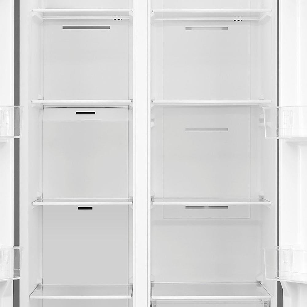 Geladeira Midea Side by Side MDR-S598FGA041 Frost Free com Painel Touch, Função Turbo e Conectividade Via App- Cor Inox Claro - 442 litros - 5