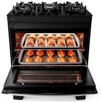 Fogão Atlas 5 Bocas Agile Up Glass com Mesa de Vidro e Acendimento Automático Bivolt - Preto - 3