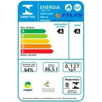 Fogão Atlas 5 Bocas Agile Up Glass com Mesa de Vidro e Acendimento Automático Bivolt - Preto - 7