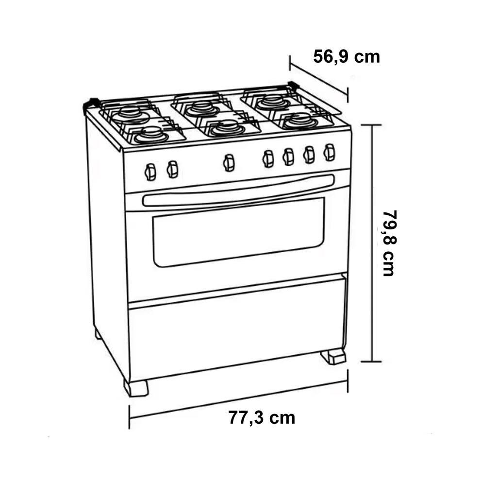 Fogão Itatiaia 5 Bocas Star New com Mesa em Inox e Acendimento Automático Bivolt - Branco - 5