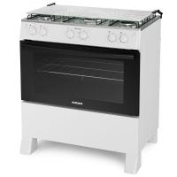 Fogão Itatiaia 5 Bocas Star New com Mesa em Inox e Acendimento Automático Bivolt - Branco
