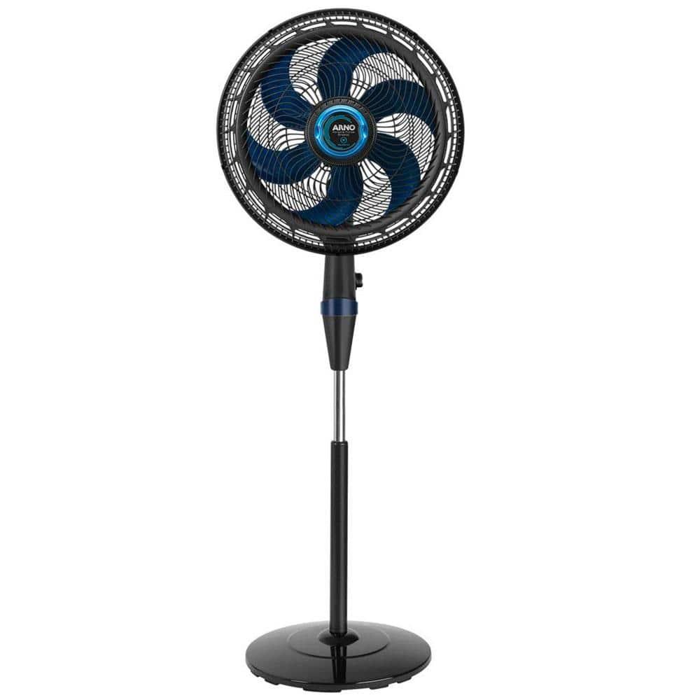 Ventilador de Coluna Arno Xtreme Force Breeze VB5C 40cm Repelente Líquido e 6 Pás - Preto - 1