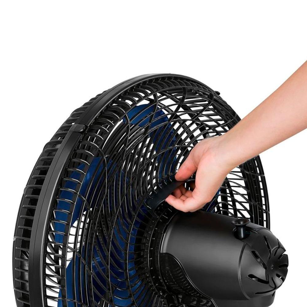 Ventilador de Coluna Arno Xtreme Force Breeze VB5C 40cm Repelente Líquido e 6 Pás - Preto - 9