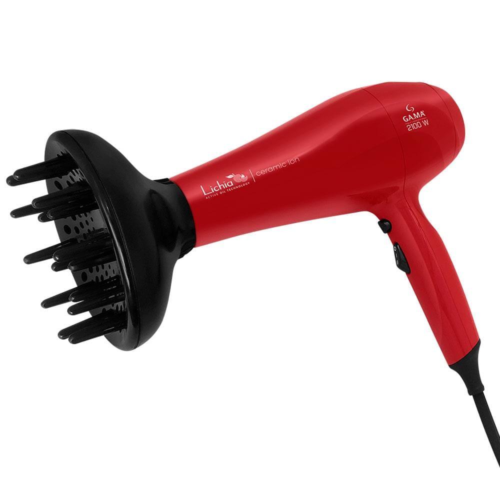 Secador de Cabelos GA.MA Italy Lichia Ceramic Íon Motor AC Profissional 2100W - Vermelho - 4