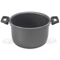 Jogo Banho-Maria 2 Peças Multiflon com Revestimento Antiaderente Ultra 7 e Tampa - Preto - 5