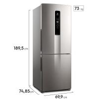 Geladeira Electrolux IB7S Frost Free Inverse Efficient AutoSense Look 490L Inox - 5