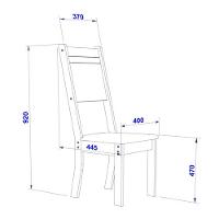 Mesa de Jantar Retangular Indekes Pequi com 6 Cadeiras e Assento Revestido em Courino - 6