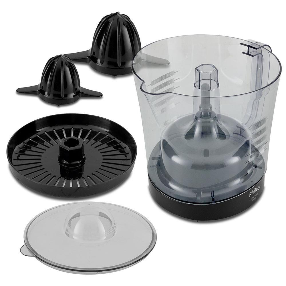 Espremedor de Frutas Philco Citrus Turbo PEF700P com 2 Cones 1,5L e 70 W - Preto - 5