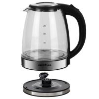 Chaleira Elétrica Britânia BCH11 Glass 1,8 L – Transparente/ Preta/Inox