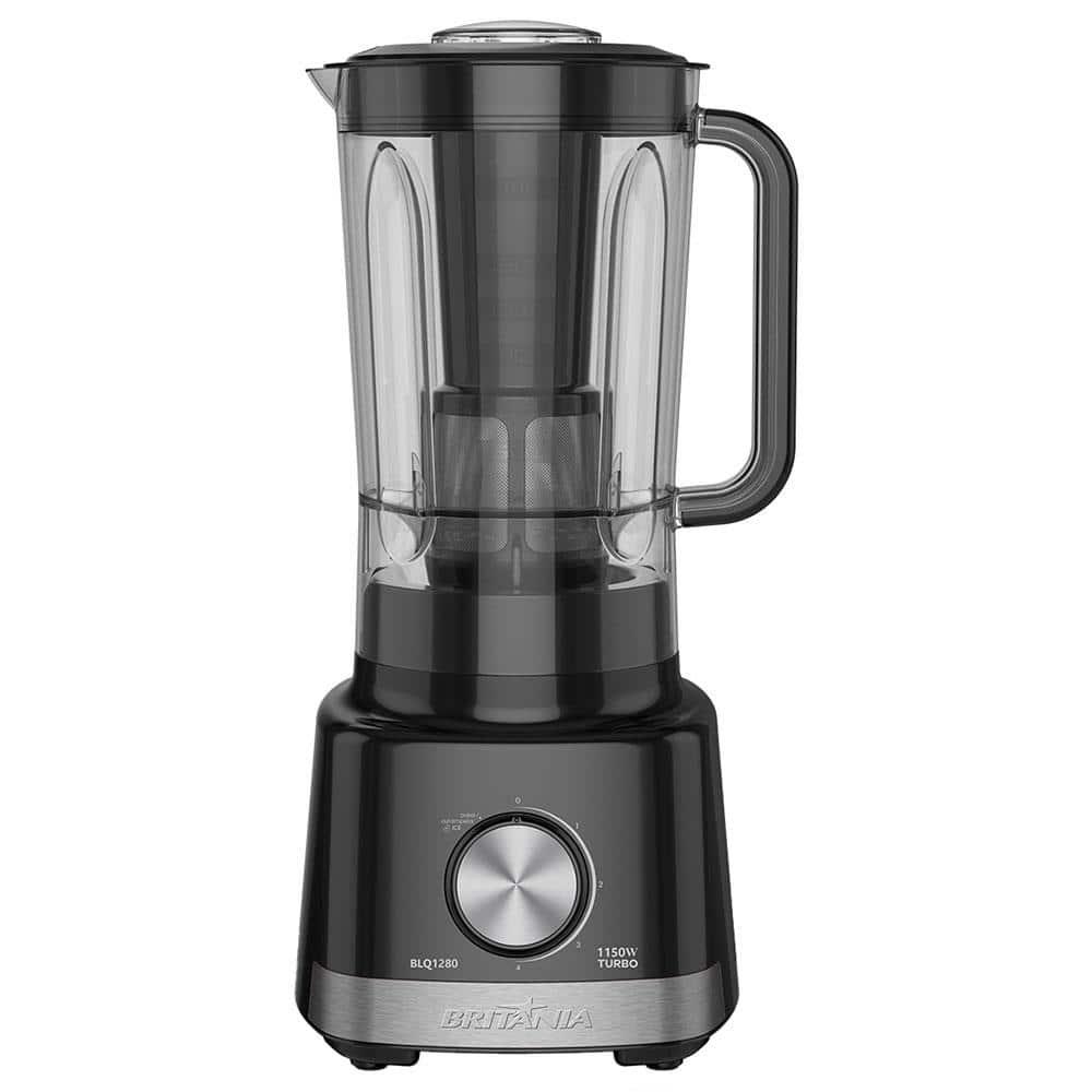 Liquidificador Britânia BLQ1280P 1150 W com 4 Velocidades - Preto - 1