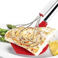 Pinça para Peixe com Trava Cuisipro em Silicone Vermelho - 33 cm - 3