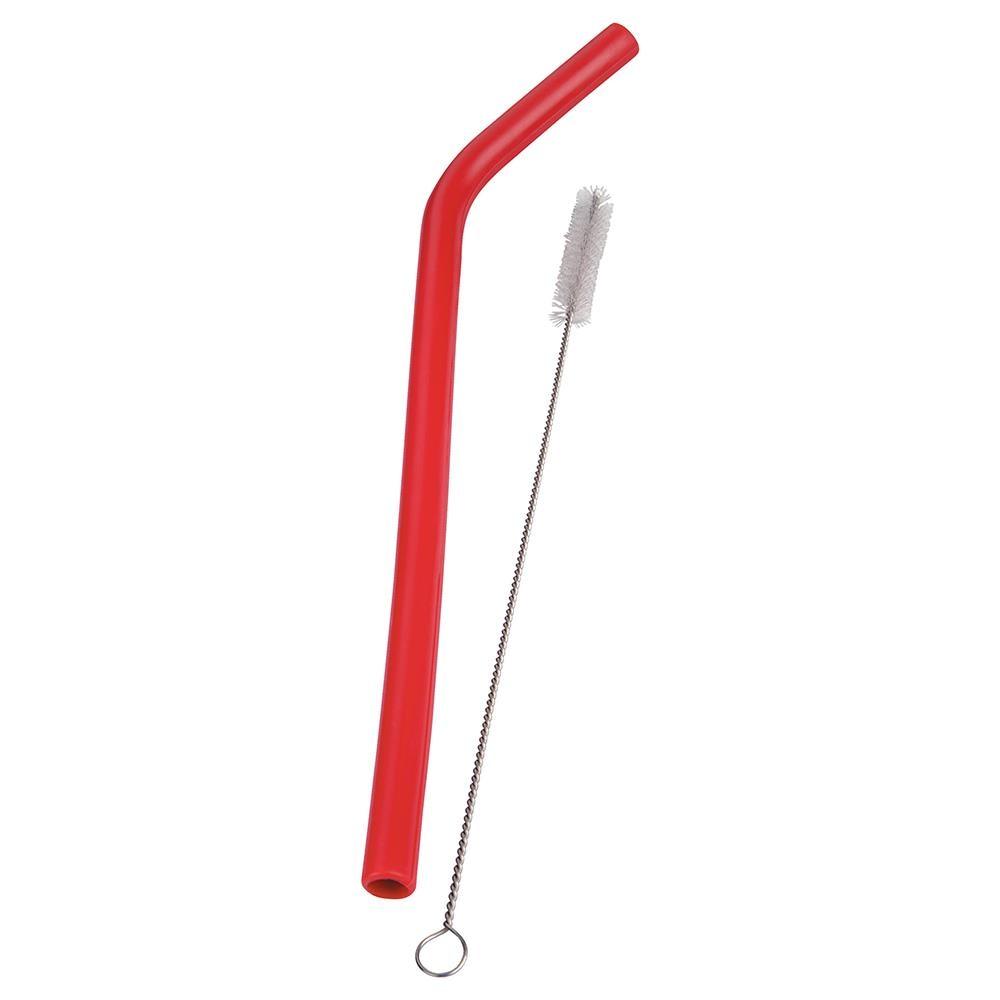 Conjunto de Canudo com Escova Euro Home Silicone - 2 Peças - 1