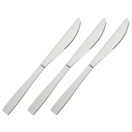 Conjunto de Facas para Sobremesa Euro Home Lisas Inox - 3 Peças