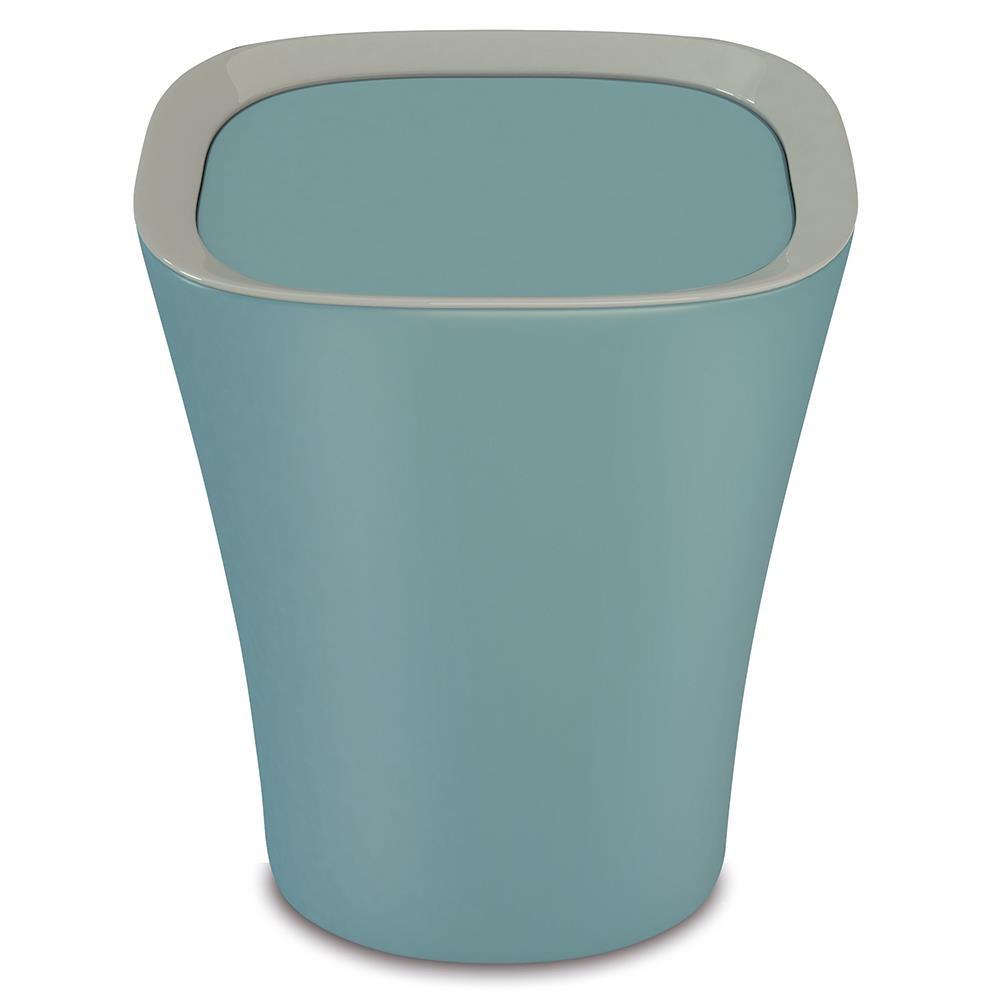 Lixeira Basculante Euro Home Smart Polipropileno 8,5L - Verde Esmeralda - 1