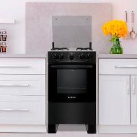 Fogão Atlas 4 Bocas Mônaco Plus com Mesa de Inox e Acendimento Automático Bivolt – Preto - 7