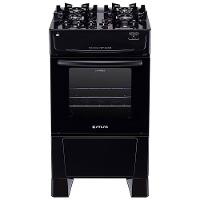 Fogão Atlas 4 Bocas Mônaco Top Glass com Mesa de Vidro e Acendimento Automático Bivolt – Preto - 2