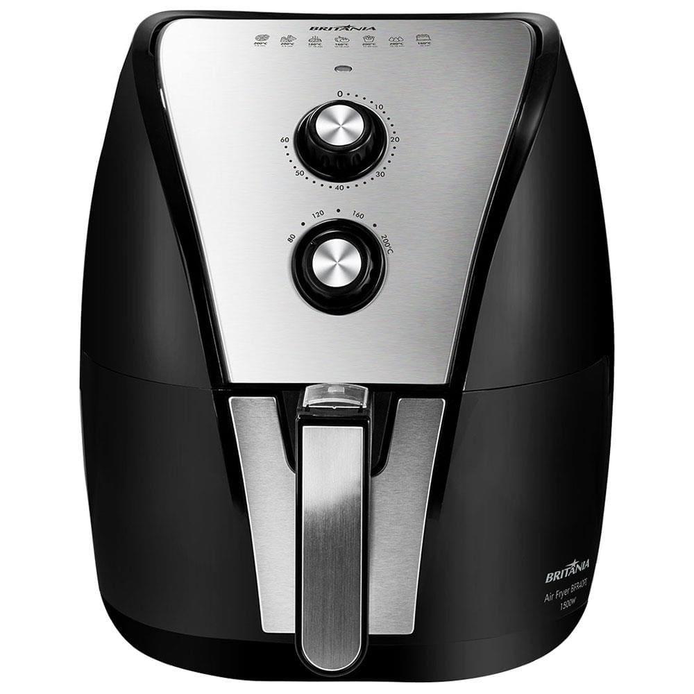 Fritadeira Elétrica Sem Óleo Air Fryer Britânia BFR40PI 4,3L – Preta e Inox - 1