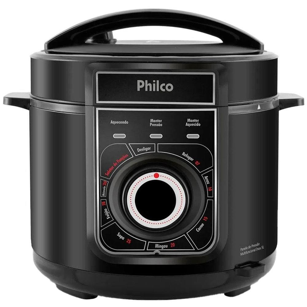 Panela Elétrica de Pressão Multifuncional Philco PPP02PI 5L – Preta - 1