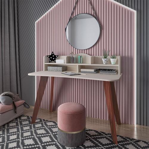 Escrivaninha Artely Sofia com Nichos - 120cm de largura