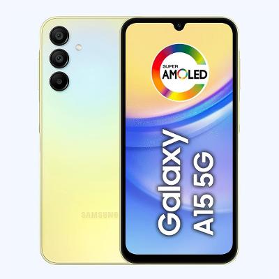 Smartphone Samsung Galaxy A15 5G Verde Claro 256GB, 8GB RAM, Processador Octa-Core, Câmera Tripla Traseira, Tela Super Amoled de 6.5" 90Hz