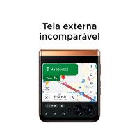 Smartphone Motorola Razr 40 Ultra 5G Peach 256GB 10GB (8GB RAM + 2GB Ram Boost) 12MP com moto AI NFC Dobrável - 8