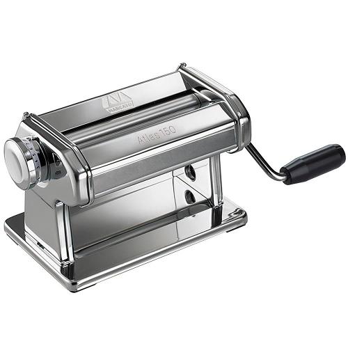 Máquina para Macarrão Marcato Atlas 150 Roller em Aço Cromado